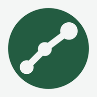 My Location Timeline app icon: a green disc with a route line and three stops